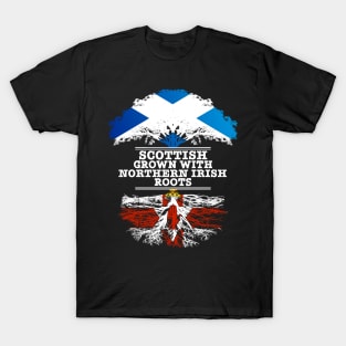 Scottish Grown With Northern Irish Roots - Gift for Northern Irish With Roots From Northern Ireland T-Shirt